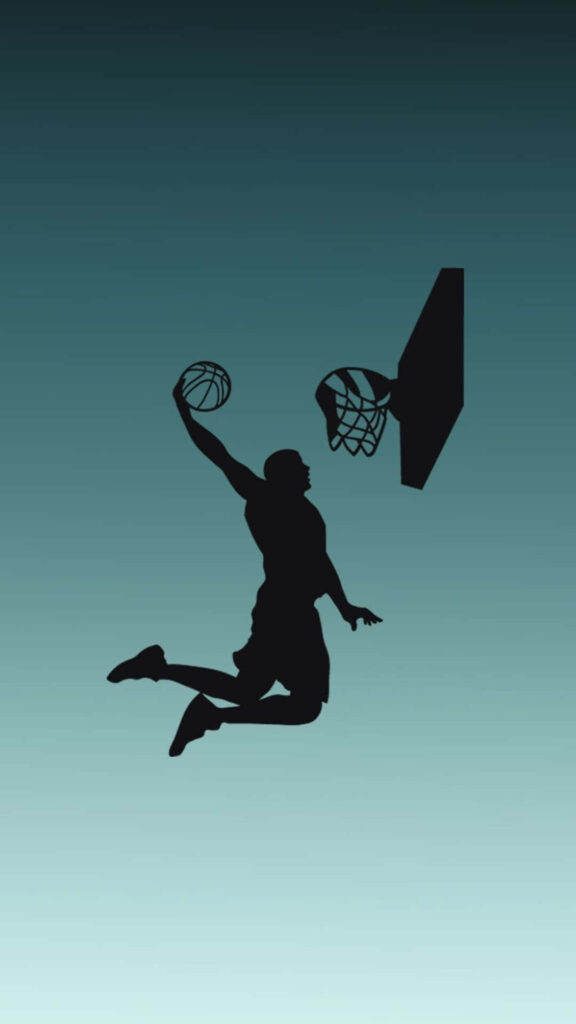 Dynamic Basketball Player Jump Shot Wallpaper - Energy & Athleticism