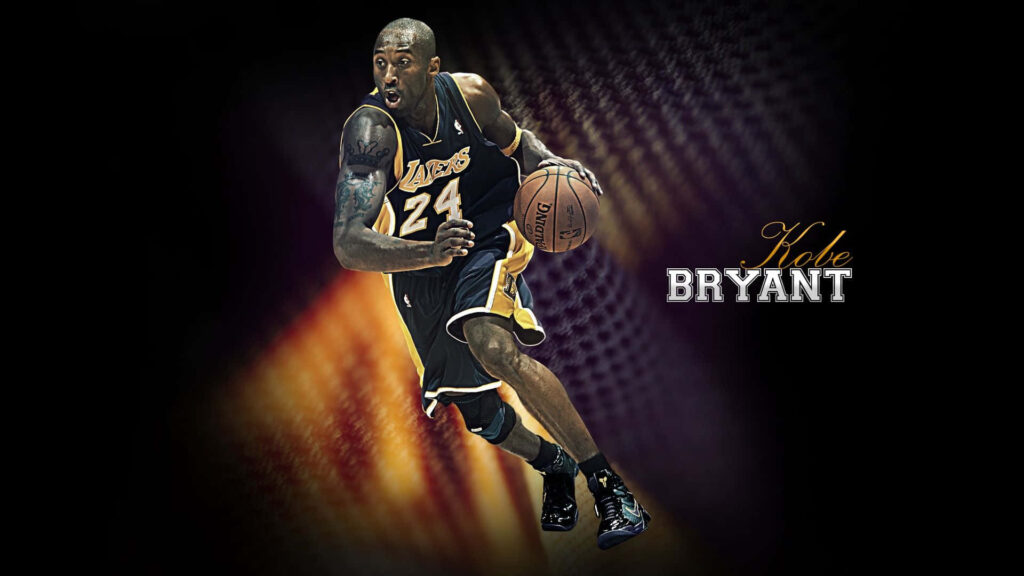 Dynamic Basketball Player Wallpaper: 3D Action Shot in Dark Tones