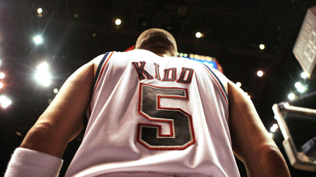 Dynamic Wallpaper: Jason Kidd in Iconic Number 5 Jersey