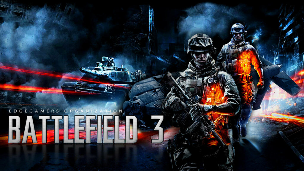 Battlefield 3 Dynamic Abstract Wallpaper: Soldiers, Tanks & Action