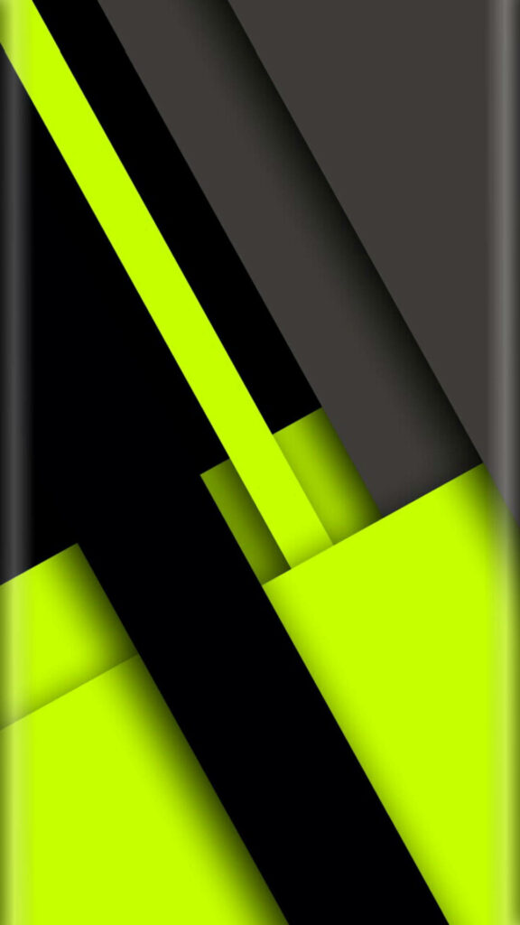 Dynamic Black & Green Geometric Wallpaper | Modern Background Design