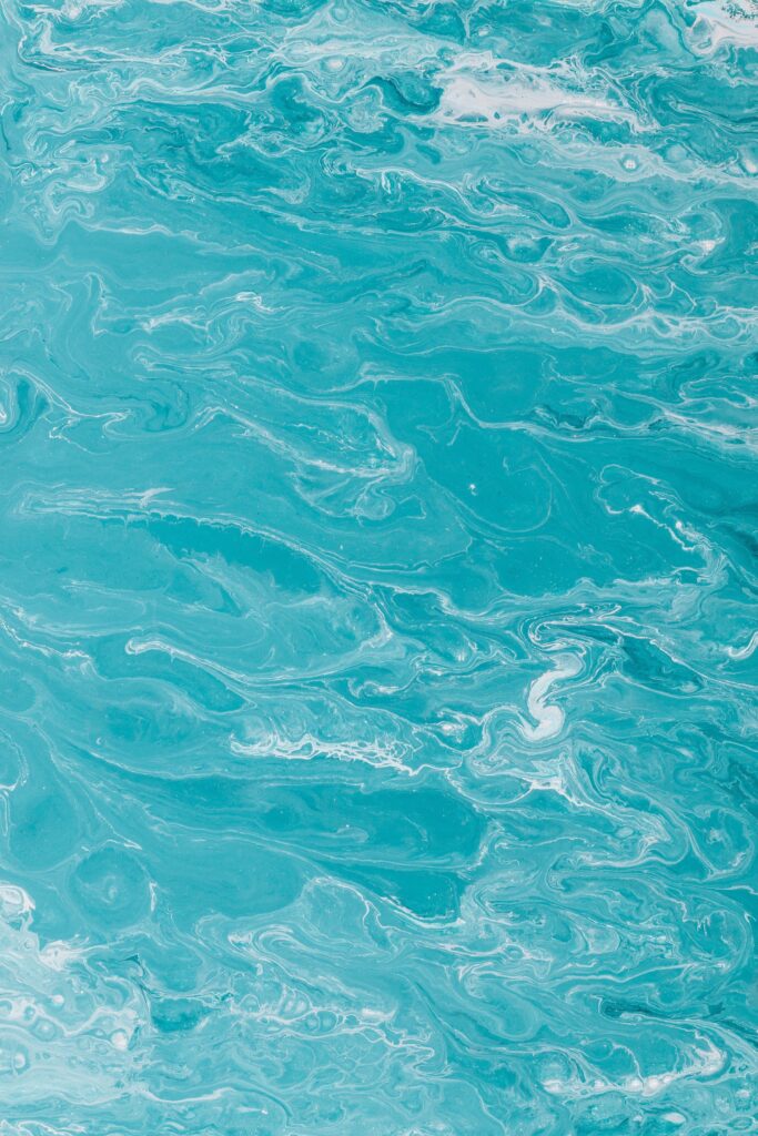 Fluid Blue Abstract Wallpaper: Mesmerizing Wavy Design Background
