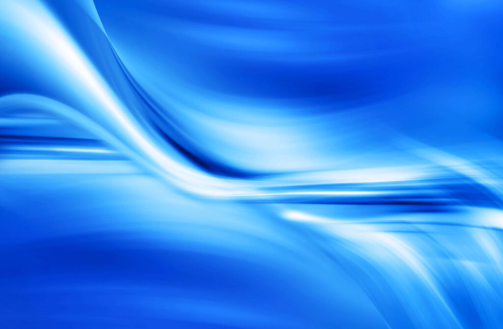 Dazzling Blue Abstract Wallpaper with Flowing Lines & Depth