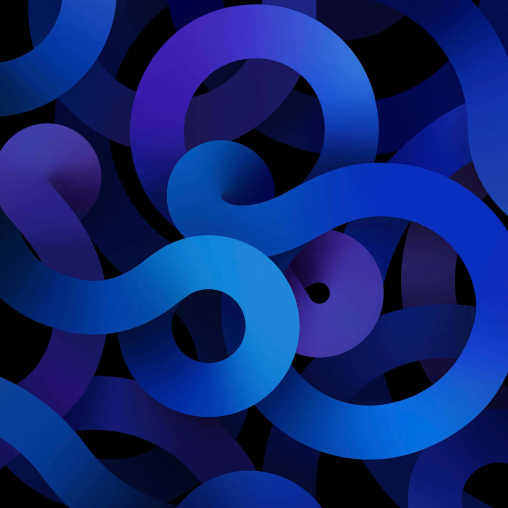 Dynamic Blue & Purple Abstract Wallpaper for Samsung DeX Background