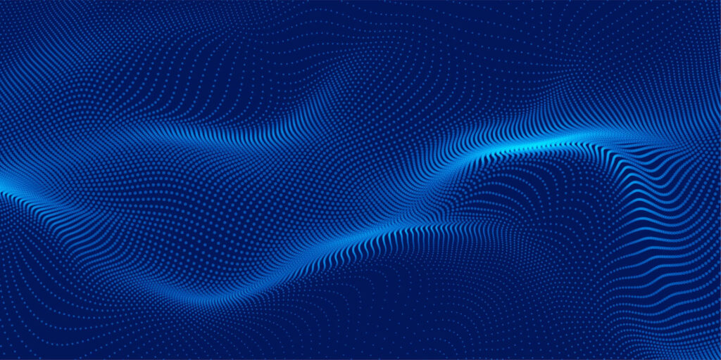 Dynamic Blue Wave Abstract Wallpaper for Stunning Digital Backgrounds
