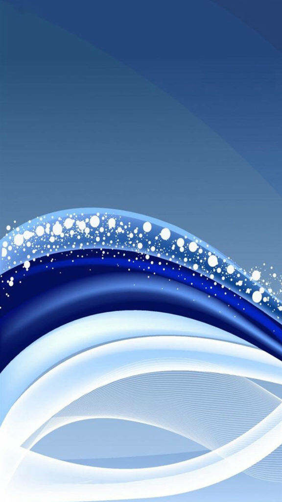 Blue & White Abstract Wallpaper for Samsung Galaxy S5 - Dynamic Design