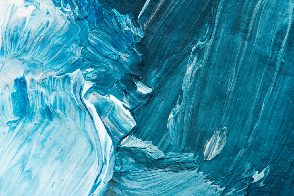 Dynamic Blue and White Abstract Wallpaper with Creative Textures