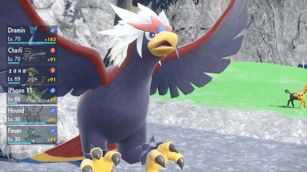 3D Braviary Wallpaper: Dynamic Pokémon Art in Nature's Beauty