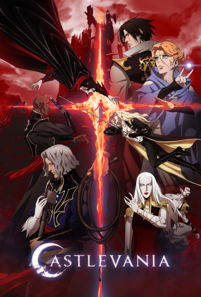 Dynamic Castlevania Wallpaper: Intense Gothic Background Art