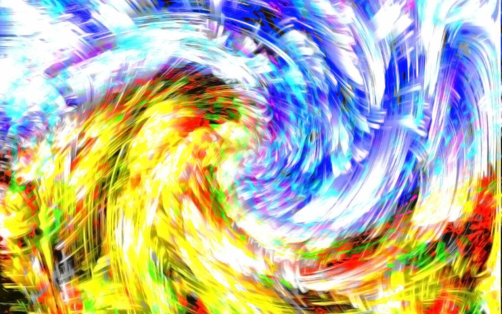 Vibrant Swirl Wallpaper: Dynamic Colors for Stunning Screens