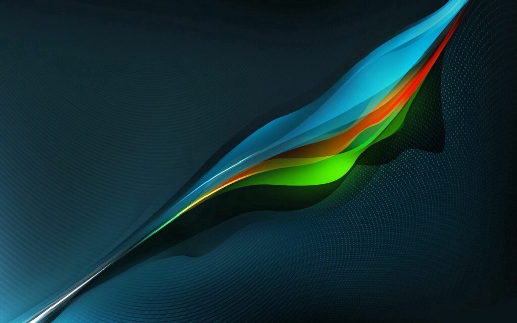 Dynamic Abstract Wallpaper: Colorful Flowing Lines & Depth Design