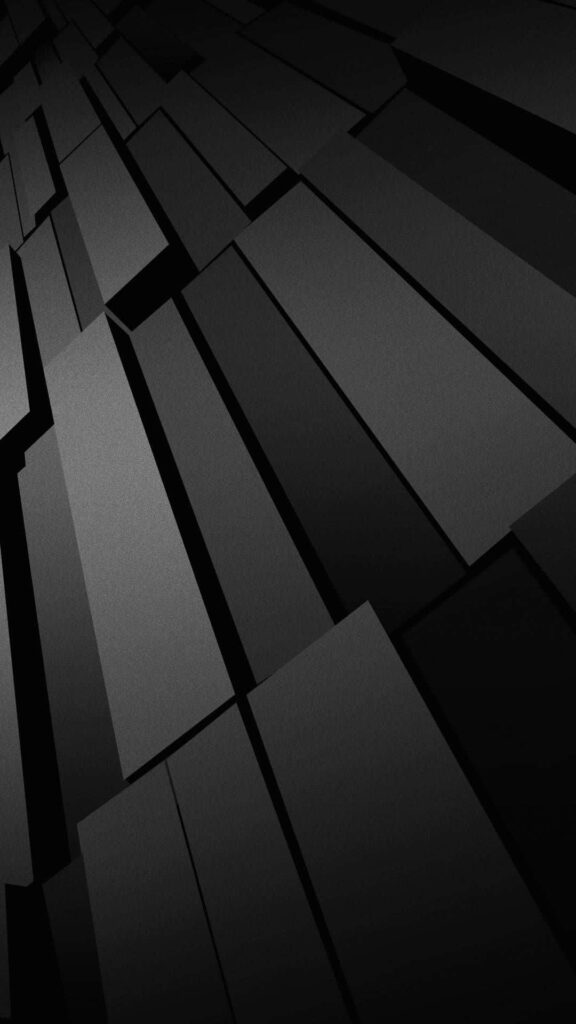 Abstract Monochrome Rectangular Mosaic: A Captivating Phone Wallpaper with Asymmetrically Arranged Rectangular Bars as Background