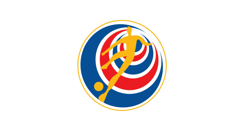 Costa Rica National Team Logo Wallpaper: Dynamic Football Design