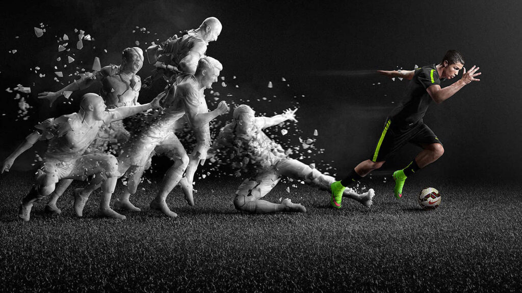 Dynamic Cristiano Ronaldo Wallpaper: Speed & Energy Unleashed