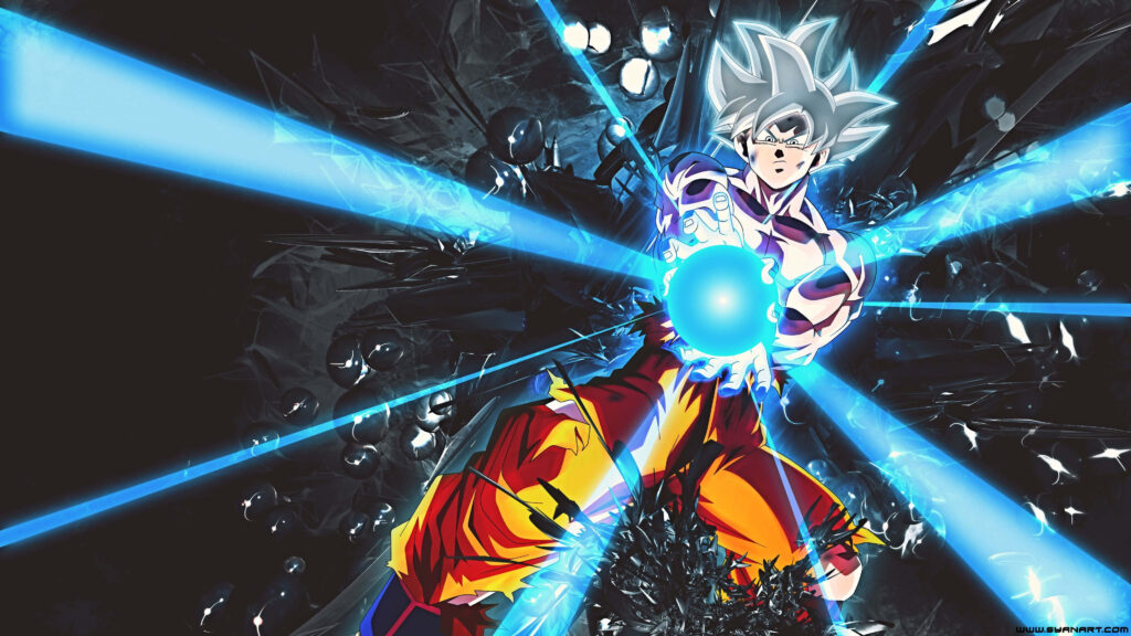 Dynamic Dragon Ball Z 4K Wallpaper: Energy-Fueled Action Scene