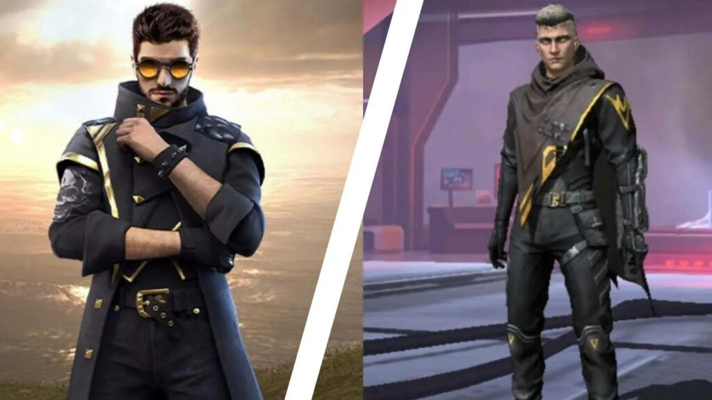 Clash of the Icons: Uniting Free Fire's DJ Alok and Homer in a Mesmerizing Spliced Image Wallpaper
