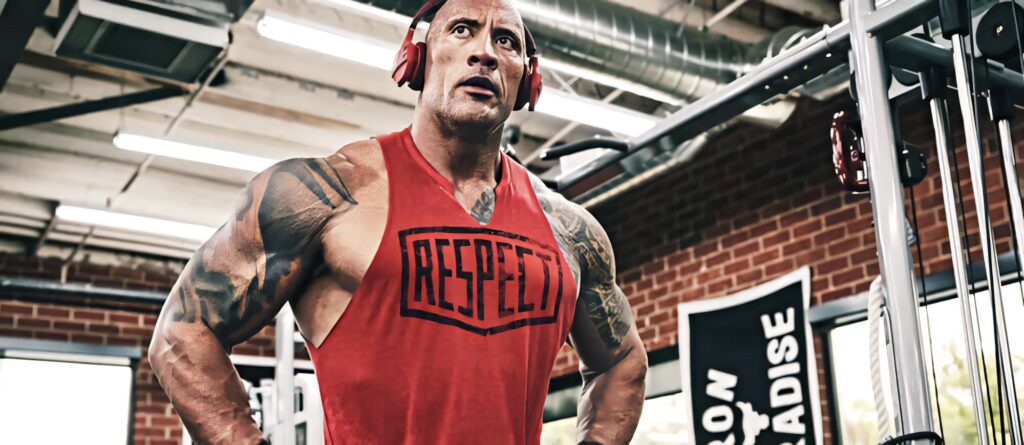 Dwayne Johnson Project Rock Sando Wallpaper - Gym Power & Determination