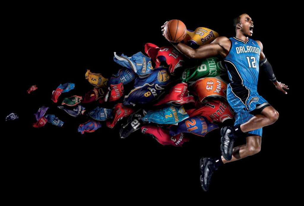 Dwight Howard Dunk Wallpaper: Dynamic Basketball Art for Your Background