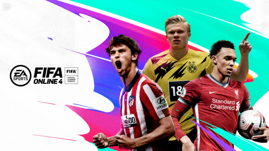 Dynamic FIFA Online Wallpaper: Exciting Soccer Action & Bold Design