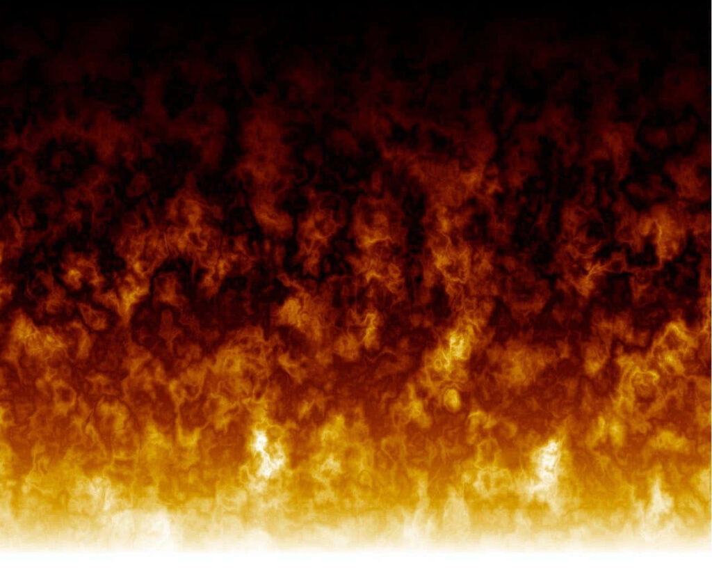 Dynamic 3D Fiery Flames Wallpaper - Immersive Background Design