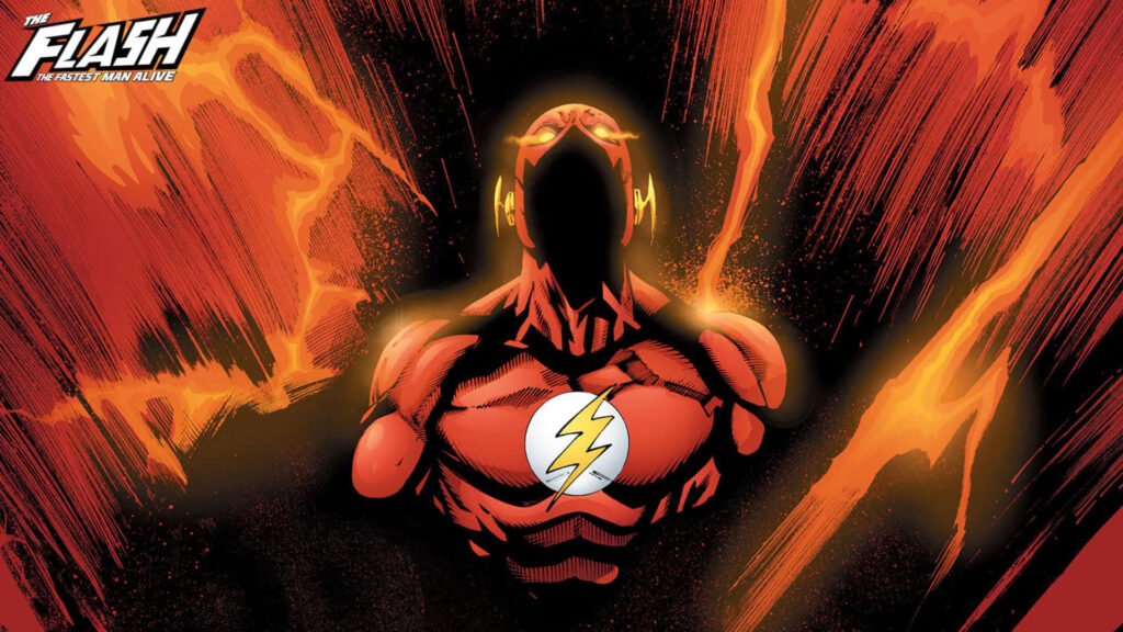 The Flash Wallpaper: Fastest Man Alive with Lightning Energy Background