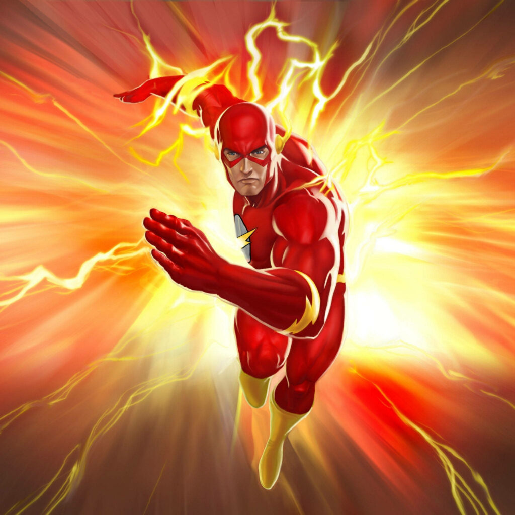 The Flash Dynamic Wallpaper: Vibrant Lightning & Iconic Speed