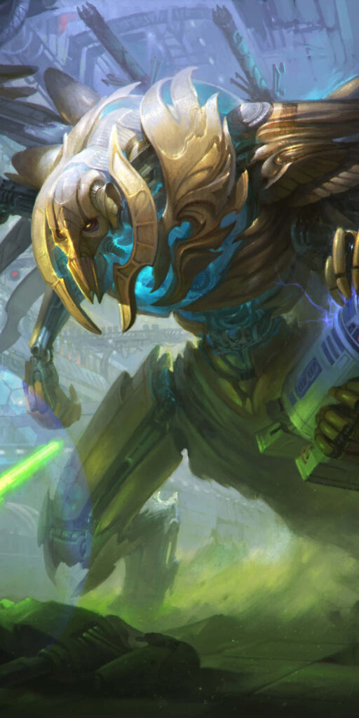 Dynamic General Grievous Wallpaper: Glowing Lightsabers & Futuristic Battle