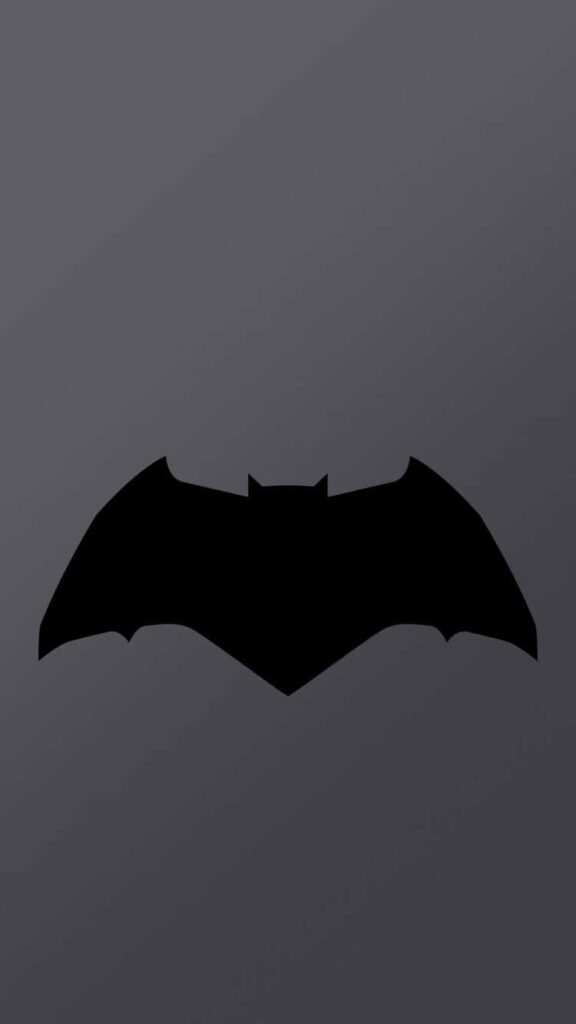 The Iconic Batman Emblem Gracing a Tablet's Home Screen – Immerse in the Epic Batman vs. Superman Clash Wallpaper