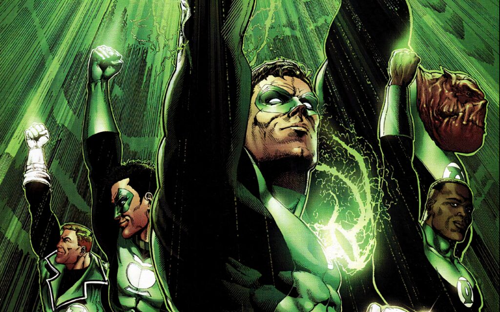 Dynamic Green Lantern Corps Wallpaper: Unity & Power in Green