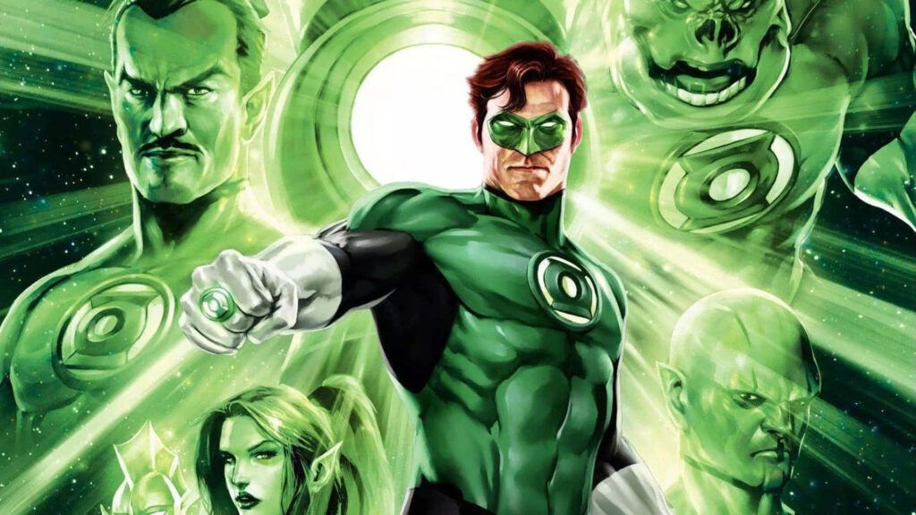 Dynamic Green Lantern Wallpaper: Iconic Corps Members & Green Energy
