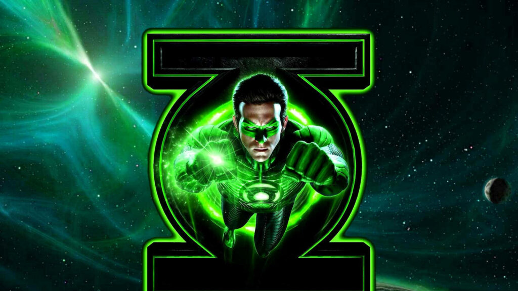 Vibrant Green Lantern Wallpaper: Iconic Hero in Cosmic Hope