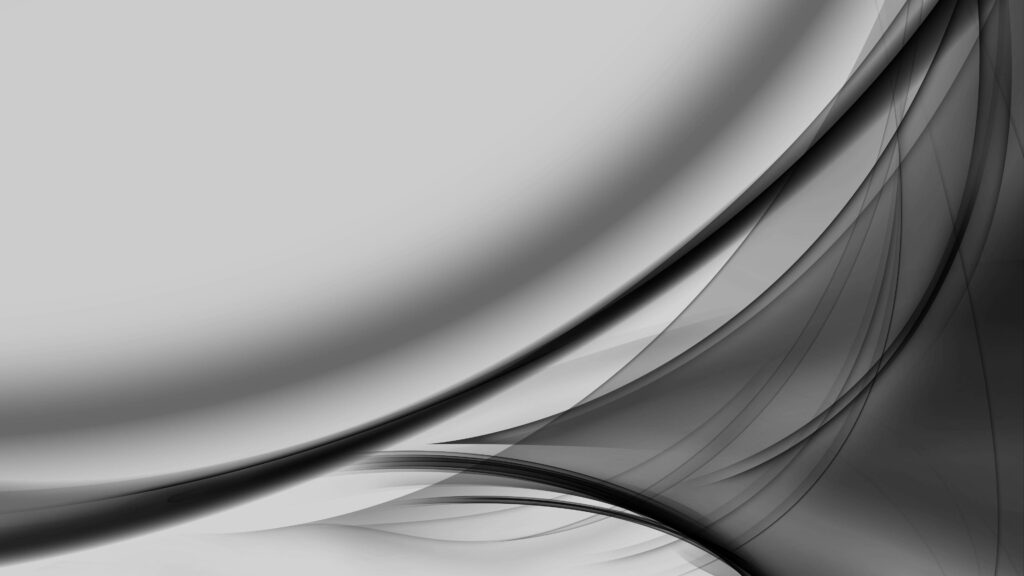 Dynamic Grey Abstract Wallpaper: Flowing Wave Patterns Background