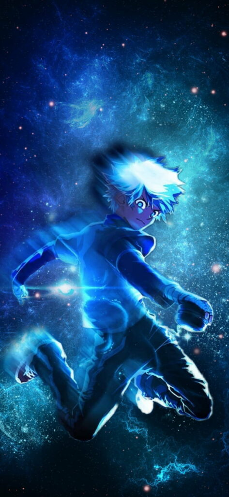 Legendary Assassin in HD - Killua Zoldyck as a Stunning Phone Wallpaper from Hunter x Hunter