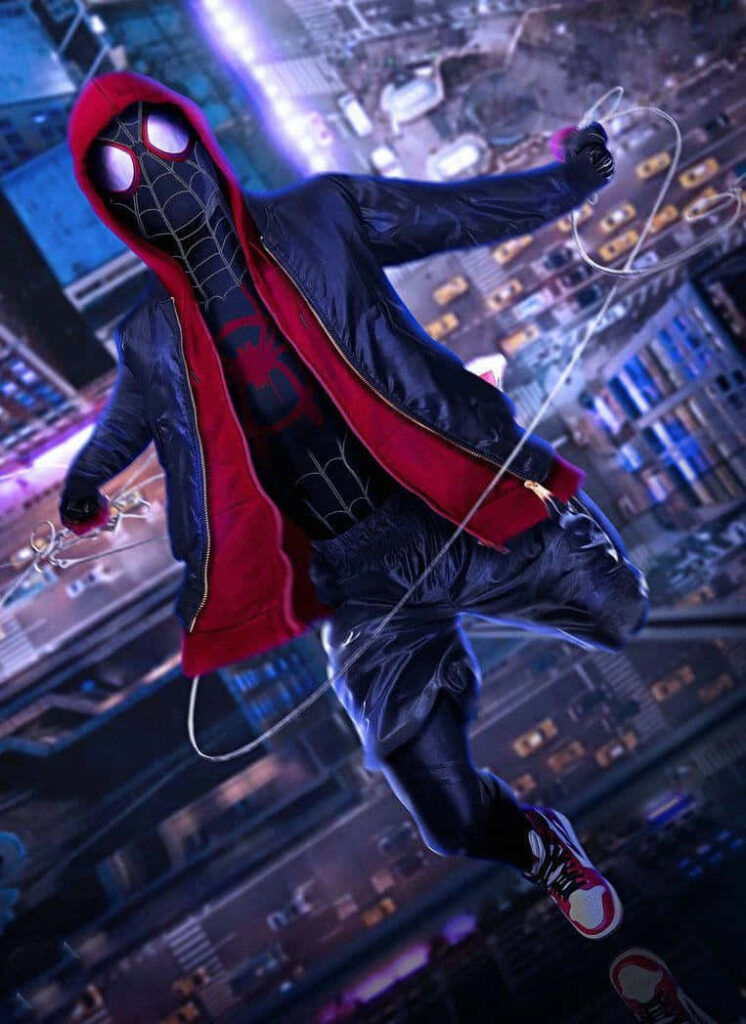 Dynamic HD Spider-Man Wallpaper: Action-Packed Cityscape Background