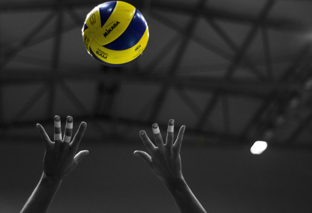 Dynamic HD Volleyball Wallpaper: Precision & Energy in Action