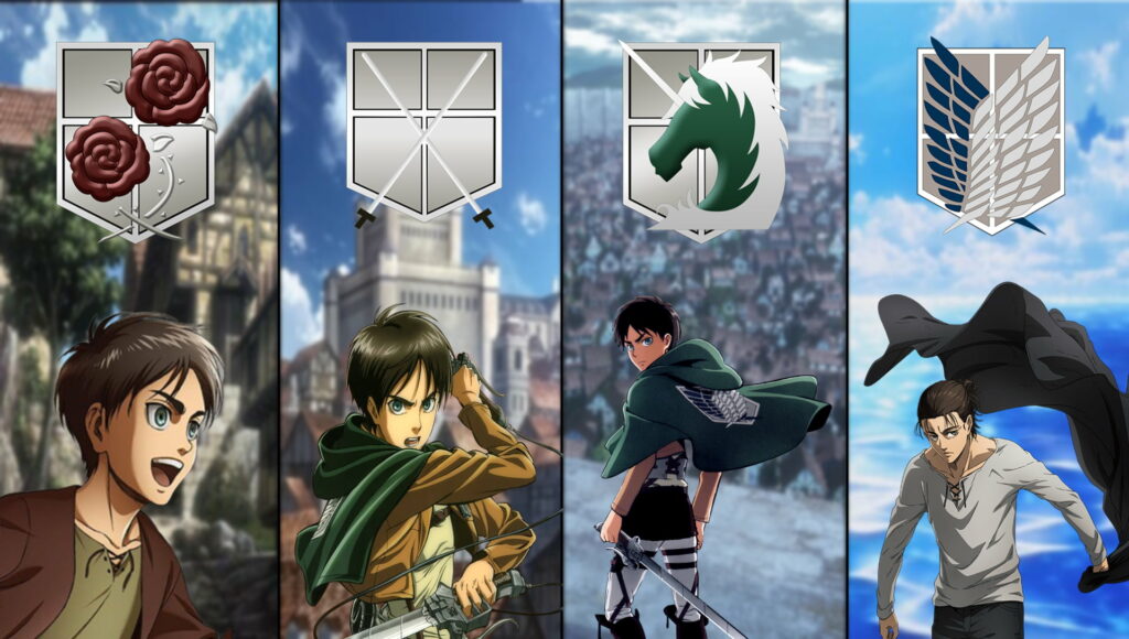 Warrior's Resolve: Epic HD Wallpaper Featuring Eren Yeager from Attack on Titan