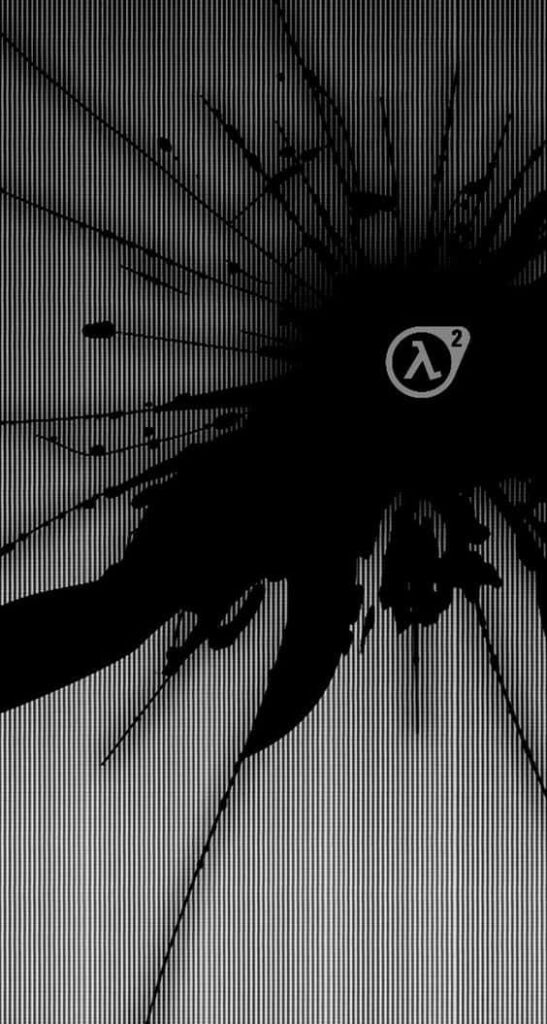 Half-Life 2 Dynamic Wallpaper: Iconic Lambda Symbol & Intense Background