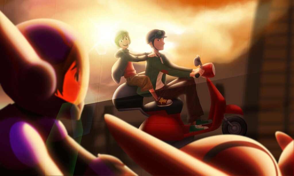 Vibrant Hiro Big Hero 6 Wallpaper - Adventurous Background Scene