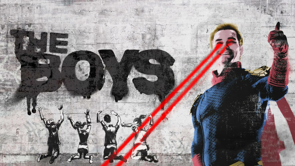 Dynamic Wallpaper of Homelander Using Heat Vision | The Boys