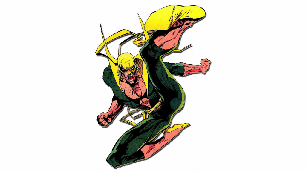 Dynamic Iron Fist Wallpaper: Bold Comic Art & Vivid Action Background