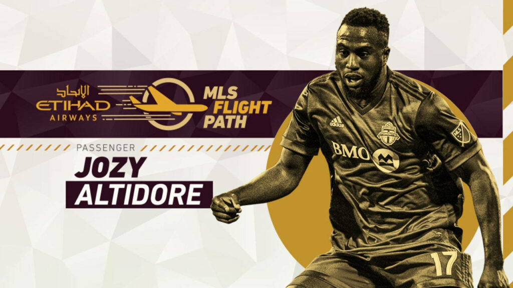 Dynamic Jozy Altidore Vector Art Wallpaper for Soccer Fans