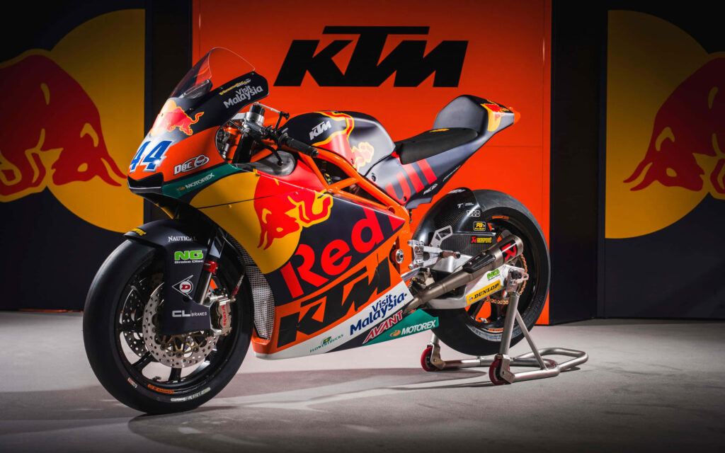 KTM Bike Wallpaper: Bold Red Bull Design & Sporty Performance