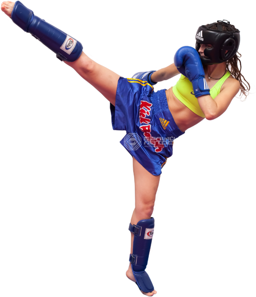 Impressive Kickboxer High Kick - Strength & Flexibility Wallpaper