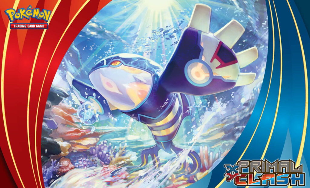 Vibrant Kyogre Wallpaper: Dive into Primal Clash Aquatic Adventure