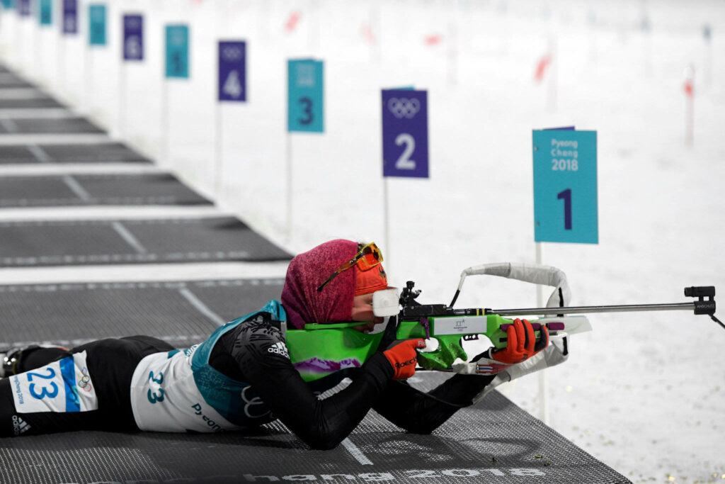 Laura Dahlmeier Biathlon Wallpaper: Focus & Precision at the Olympics