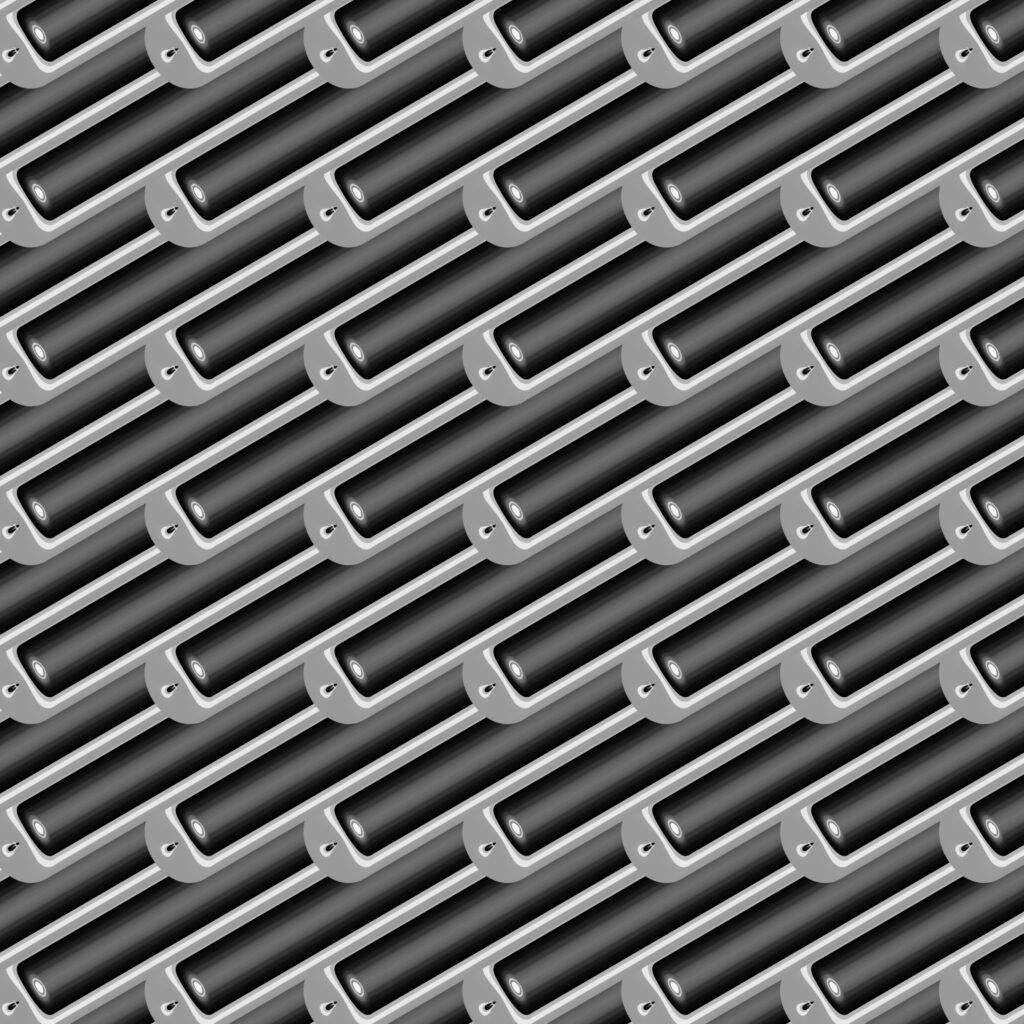 Dynamic Metallic Lines Wallpaper - Industrial 3D Background Design