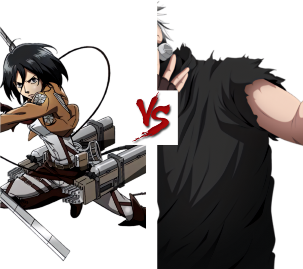 Dynamic Mikasa Ackerman Wallpaper: Battle-Ready Art from Attack on Titan
