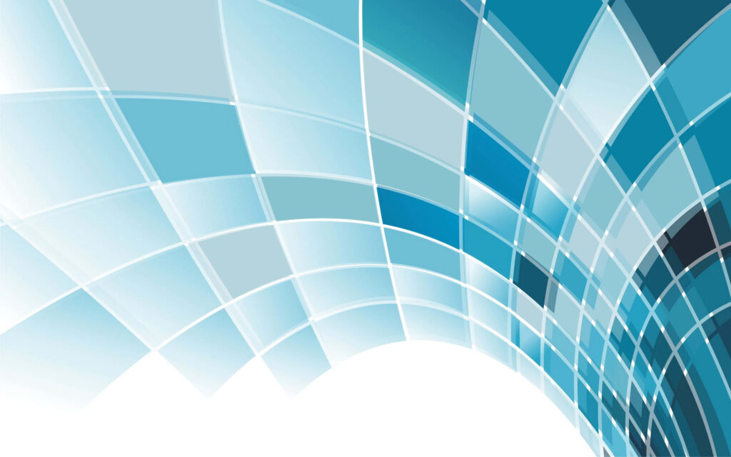Dynamic Blue Square Minimalist Wallpaper - Engaging Background Design
