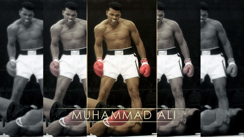 Epic Muhammad Ali Wallpaper: Triumph in the Boxing Ring