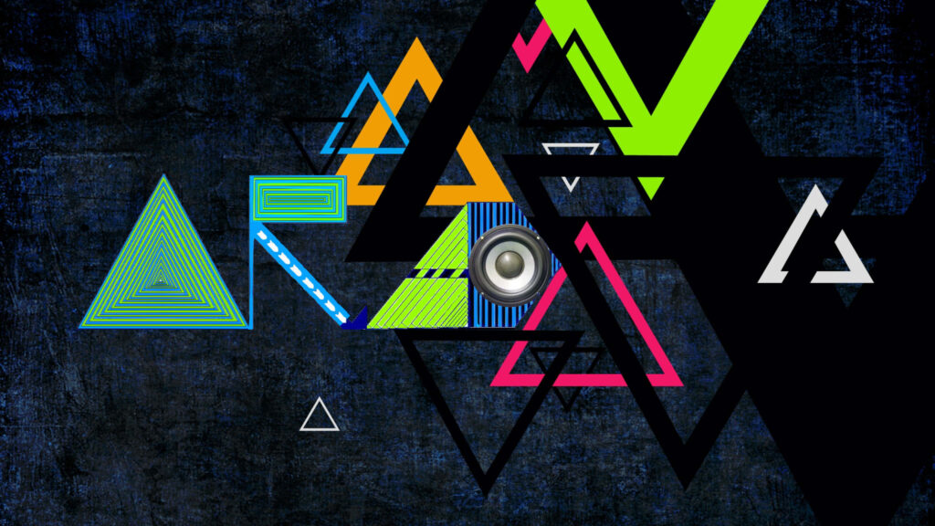 Vibrant Geometric Triangle Wallpaper: The Future of Vlogging
